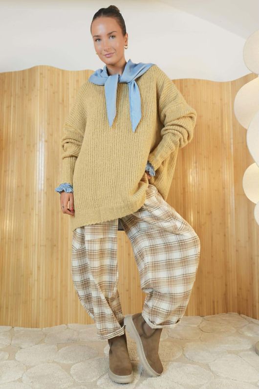 Elsie Oversized Slouch Knit Camel /13=